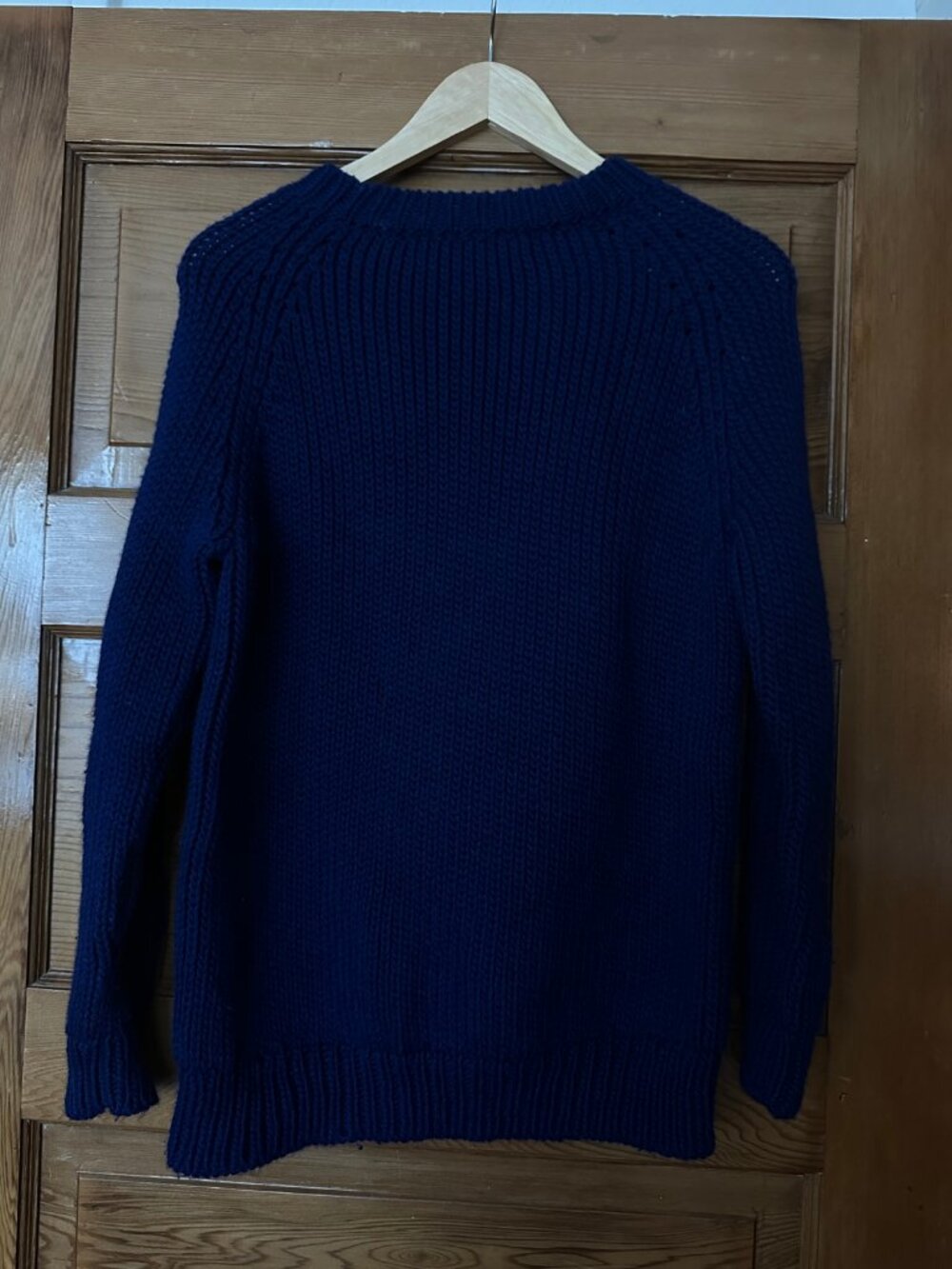 Wool and the Gang Royal Blue Alpaca Wool Sweater, Size S